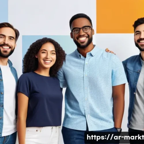 바이럴 마케팅과 소비자 심리의 관계 - **Prompt 1: Empowering Community Success**
    "A vibrant, high-definition image capturing a diverse...